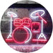 Drum Set Music Instruments LED Light Sign - Way Up Gifts