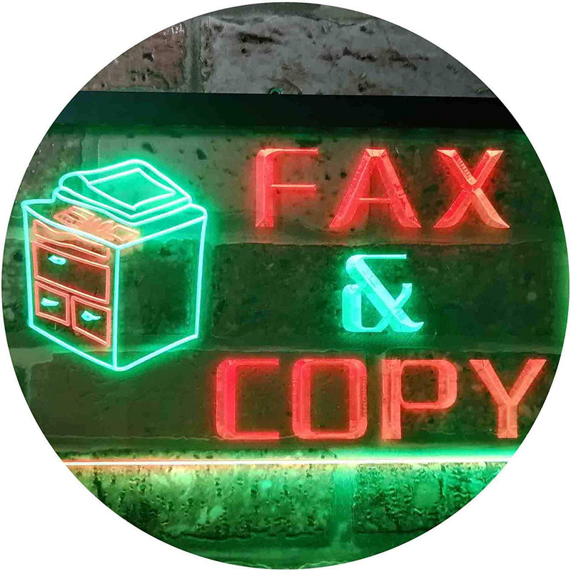 Fax Copy LED Light Sign - LED Gift Works