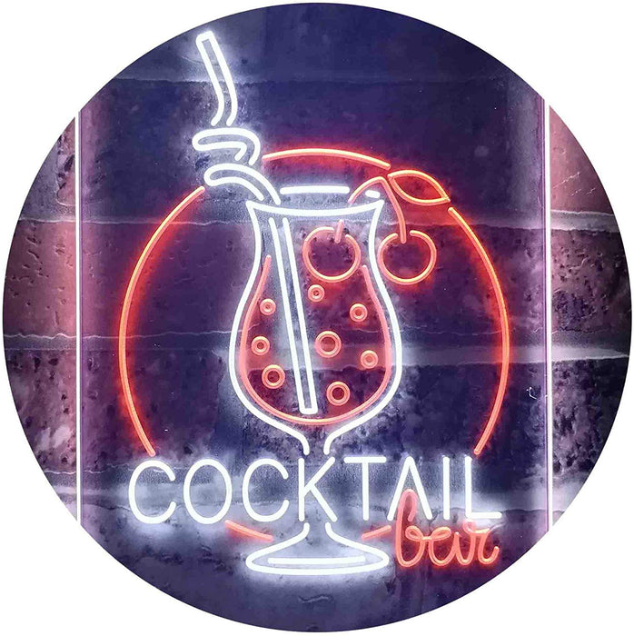 Cocktail Bar LED Light Sign - Way Up Gifts