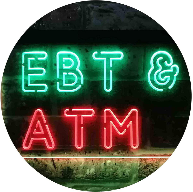 EBT & ATM LED Light Sign - LED Gift Works