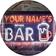 Personalized Beer Mug Bar LED Light Sign - LED Gift Works