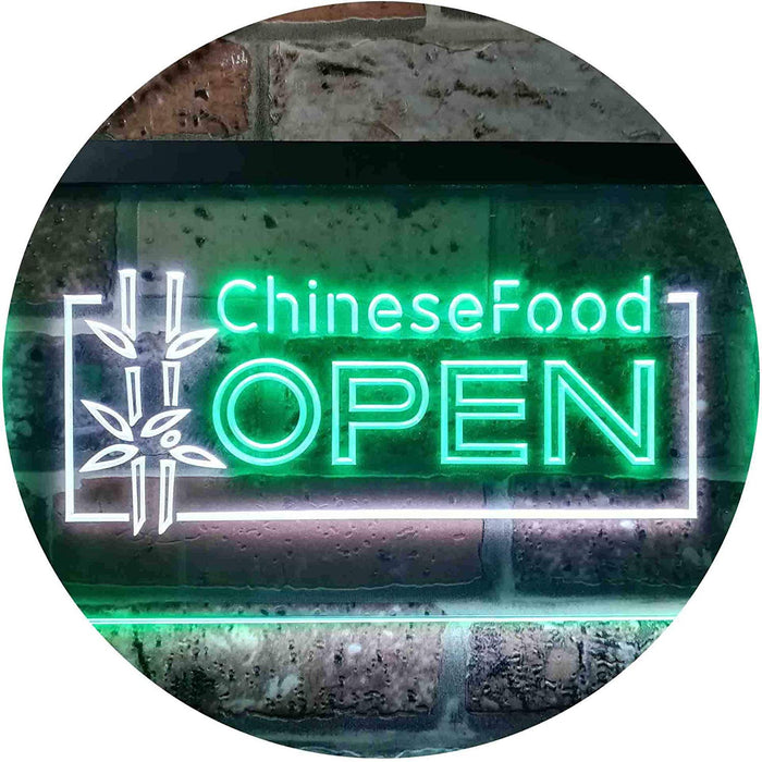 Open Restaurant Chinese Food LED Light Sign - Way Up Gifts