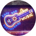 Guitar Cafe Bar Restaurant Live Music LED Light Sign - Way Up Gifts