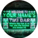 Personalized Tiki Bar LED Light Sign - Way Up Gifts
