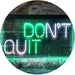Don't Quit Do It Positive Quote Wall Decor LED Light Sign - Way Up Gifts