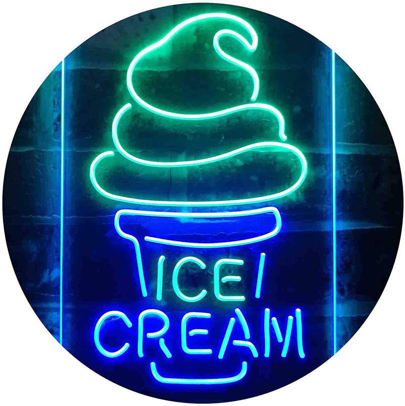 Ice Cream Cones LED Light Sign - LED Gift Works