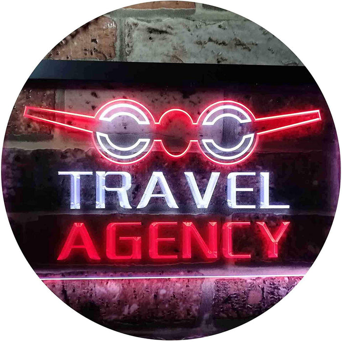 Travel Agency LED Light Sign - Way Up Gifts