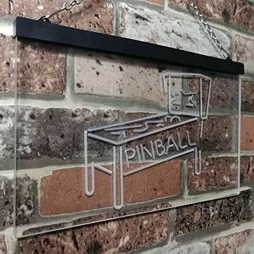 Pinball Game Room LED Light Sign - LED Gift Works