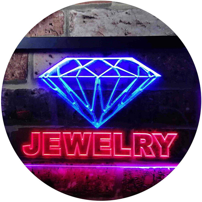 Diamonds Jewelry LED Light Sign - Way Up Gifts