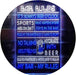 Bar Rules LED Light Sign - Way Up Gifts