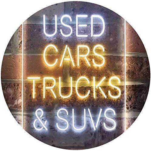 Used Cars Trucks SUVs LED Light Sign - Way Up Gifts