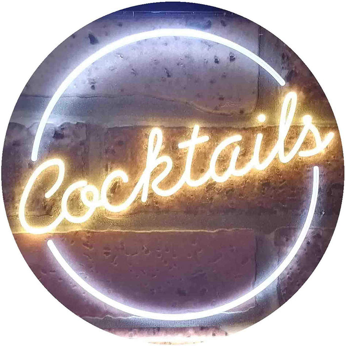 Cocktails Bar LED Light Sign - Way Up Gifts