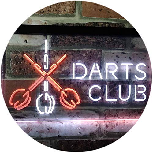Darts Club LED Light Sign - LED Gift Works