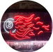 Fire 8 Ball Pool Billiards LED Light Sign - Way Up Gifts