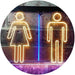 Men Women Bathroom Restroom LED Light Sign - Way Up Gifts