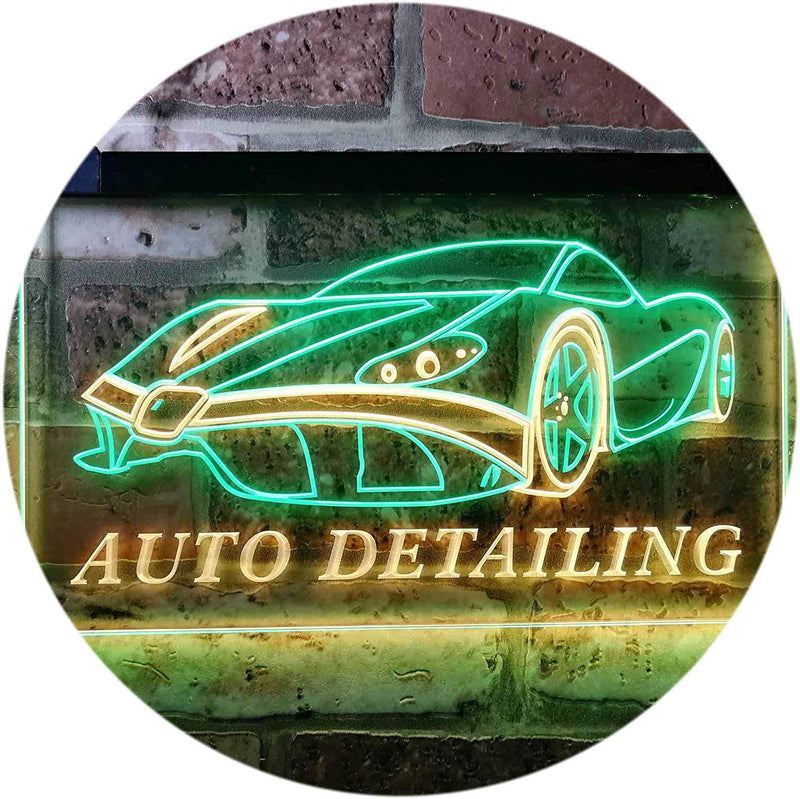 Body Shop Auto Detailing LED Light Sign - LED Gift Works