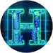 Family Name Letter H Monogram Initial LED Light Sign - Way Up Gifts