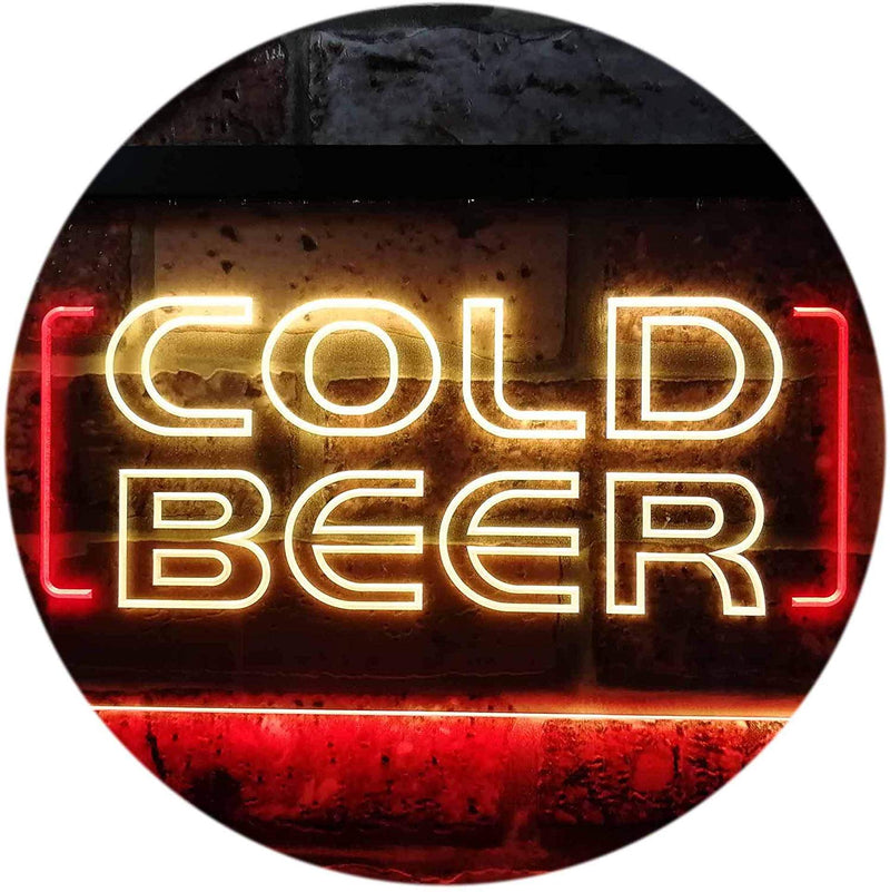 Cold Beer LED Light Sign - LED Gift Works