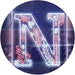 Family Name Letter N Monogram Initial LED Light Sign - Way Up Gifts