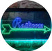 Right Arrow Restroom LED Light Sign - Way Up Gifts