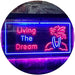 Paradise Island Living The Dream LED Light Sign - Way Up Gifts