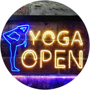 Open Yoga LED Light Sign - LED Gift Works
