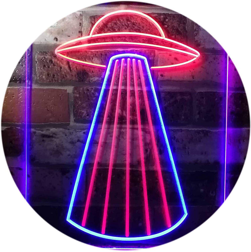 Space Ship UFO LED Light Sign - LED Gift Works