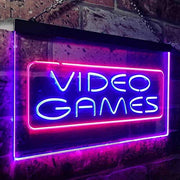 Video Games LED Light Sign - LED Gift Works