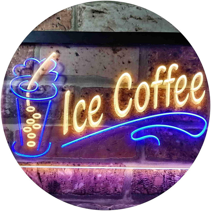 Ice Coffee LED Light Sign - Way Up Gifts