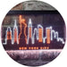 New York City Skyline Statue of Liberty LED Light Sign - Way Up Gifts