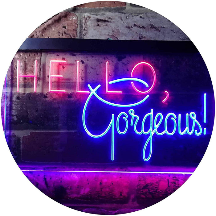 Hello Gorgeous LED Light Sign - Way Up Gifts