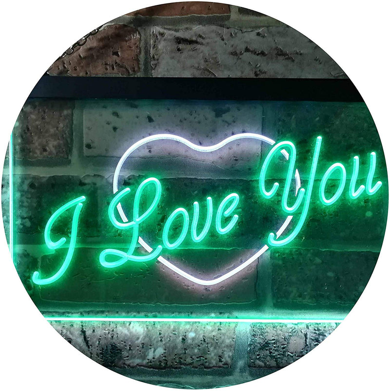 Heart I Love You LED Light Sign - LED Gift Works