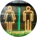 Men Women Bathroom Restroom LED Light Sign - Way Up Gifts
