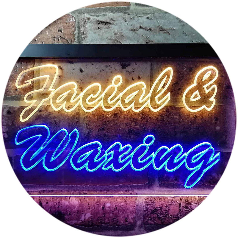 Facial Waxing LED Light Sign - LED Gift Works