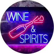 Wine and Spirits LED Light Sign - LED Gift Works