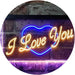Heart I Love You LED Light Sign - Way Up Gifts
