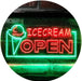Open Ice Cream LED Light Sign - Way Up Gifts