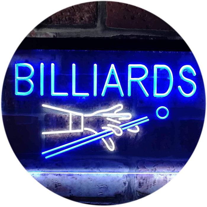 Pool Billiards LED Light Sign - Way Up Gifts