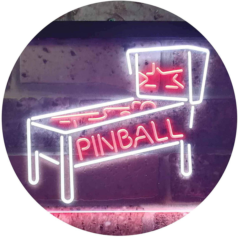 Pinball Game Room LED Light Sign - LED Gift Works