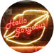 Lips Hello Gorgeous LED Light Sign - Way Up Gifts