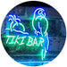 Parrot Tiki Bar LED Light Sign - Way Up Gifts