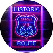 Arizona Historic Route US 66 LED Light Sign - LED Gift Works
