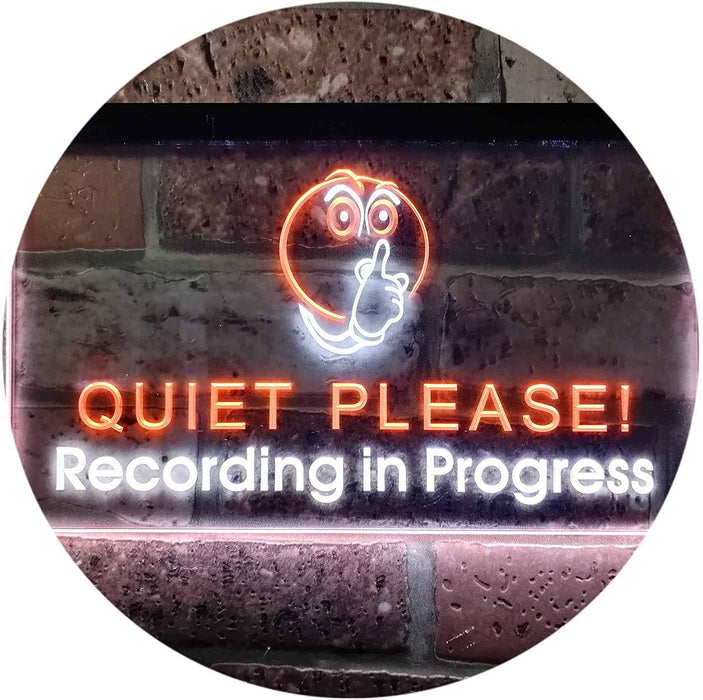 On Air Quiet Please Recording in Progress LED Light Sign - Way Up Gifts