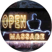 Open Massage LED Light Sign - LED Gift Works