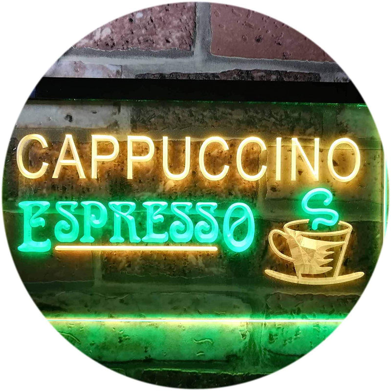 Coffee Cappuccino Espresso LED Light Sign - LED Gift Works