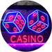 Dice Casino LED Light Sign - Way Up Gifts