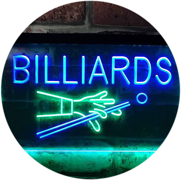Pool Billiards LED Light Sign - Way Up Gifts