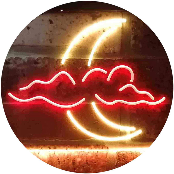 Cloud Moon LED Light Sign - Way Up Gifts