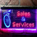 Bicycle Bike Sales Repairs Services LED Light Sign - Way Up Gifts