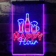 Happy Hour LED Light Sign - LED Gift Works